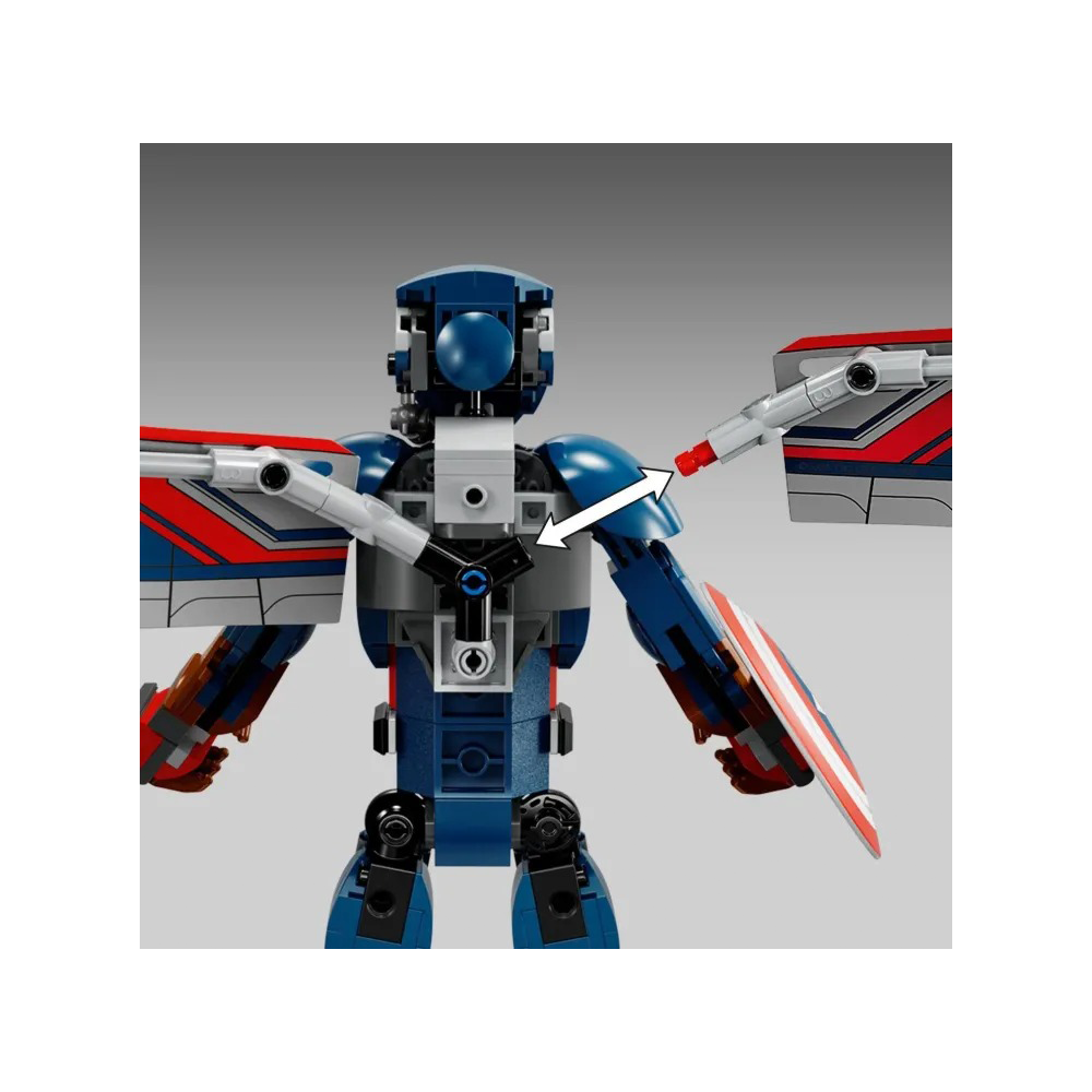 Lego76296 Lego Super Heroes New Captain America Construction Figurepapell.gr